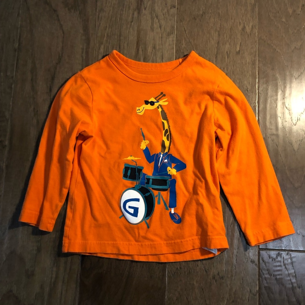Gap long sleeve orange 3T